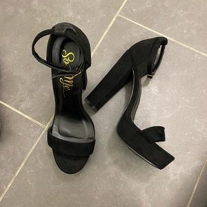 Black high heels